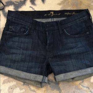 Seven for all mankind jean shorts